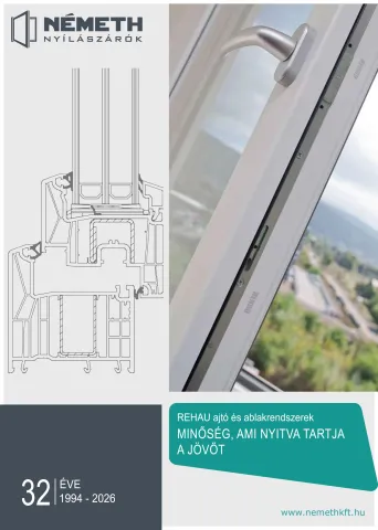 Németh Nyílászáró Gyártó és Forgalmazó Kft. katalógus / 2026 PDF